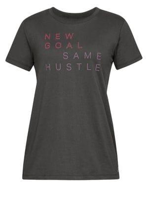 Under Armour Ua New Goal Same Hustle Graphic Classic Crew Tee