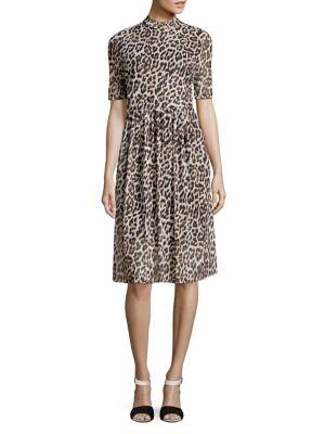 Vero Moda Leopard Print A-line Dress