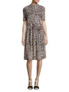 Vero Moda Leopard Print A-line Dress