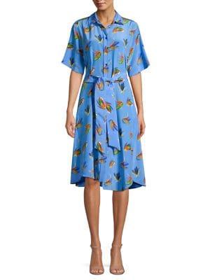 Weekend Max Mara Printed Silk Shirtdress