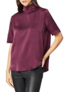 Habitual Elsa Elbow-sleeve Silk Top