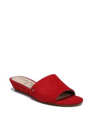 Sam Edelman Liliana Suede Demi-wedge Slides