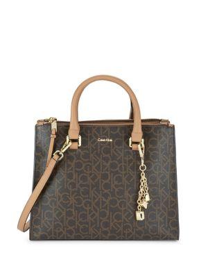 Calvin Klein Small Monogram Satchel