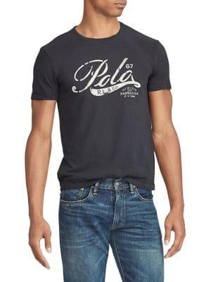 Polo Ralph Lauren Printed Custom Slim-fit Cotton Tee