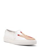 Katy Perry Peace Slip-on Nappa Leather Sneakers