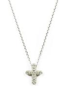 Judith Jack Sterling Silver And Crystal Pendant Necklace
