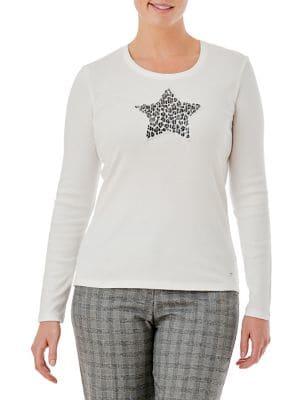 Olsen Comfy Sport Leopard Star Tee
