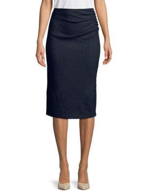 Weekend Max Mara Striped Knee-length Skirt