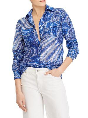 Lauren Ralph Lauren Paisley Button-down Shirt