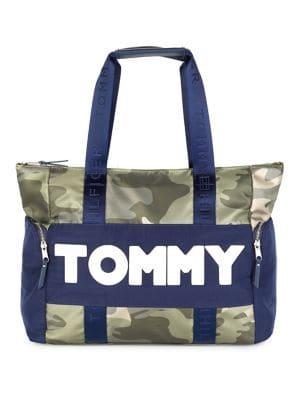 Tommy Hilfiger Tommy Nylon Camo Tote