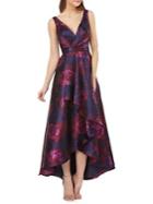 Carmen Marc Valvo Infusion Floral High-low Ball Gown