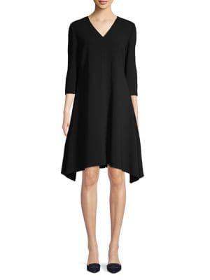Max Mara Studio V-neck Ribbed Dress