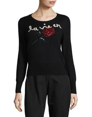 French Connection La Vie En Rose Sweater