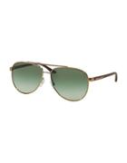 Michael Kors Hvar Gradient Pilot Sunglasses