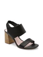 Kensie Elianna Leather Heeled Sandals