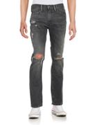 Levi's 511 Distressed Straight-leg Jeans
