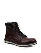 Gbx Dern Leather Lace-up And Zip Boots