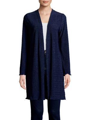 Jones New York Long Open Front Cardigan