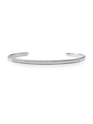 Michael Kors Sterling Silver & Crystal Nesting Bracelet Insert