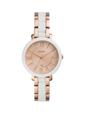 Fossil Jacqueline Two-tone Stainless Steel Bracelet Watch