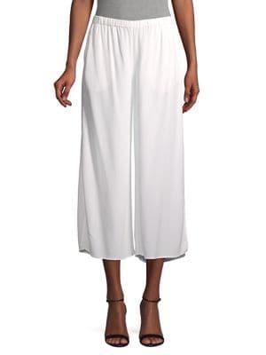 Eileen Fisher Petite Cropped Palazzo Pants