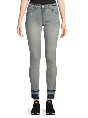 J Brand Mid-rise Distressed Jeans