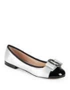 Marc Jacobs Interlock Bow Accented Flats