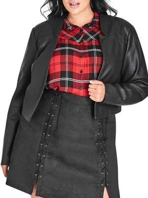City Chic Plus Sleek Bolero Jacket