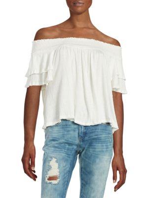 Free People Santorini Off-the-shoulder Top