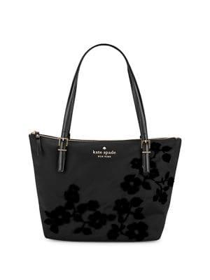 Kate Spade New York Small Flocking Maya Floral Tote