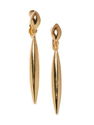 Vince Camuto Goldtone Clip Drop Earrings