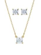 Attract Swarovski Crystal & Cubic Zirconia Pendant Necklace & Earrings Set