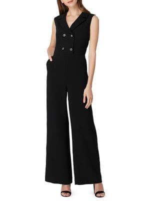 Tahari Arthur S. Levine Petite Button-front Jumpsuit