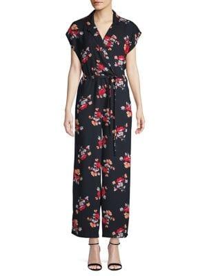 Vero Moda Floral Belted Jumpsuit
