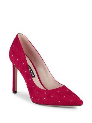 Nine West Embellished Suede Pumps