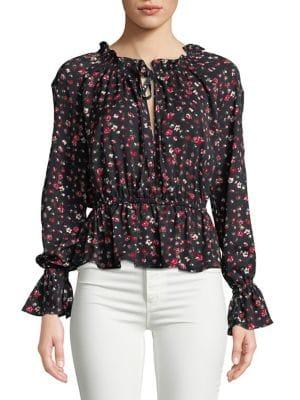The Fifth Label Sonic Floral Long-sleeve Top