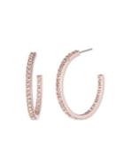 Givenchy Crystal Hoop Earrings 1