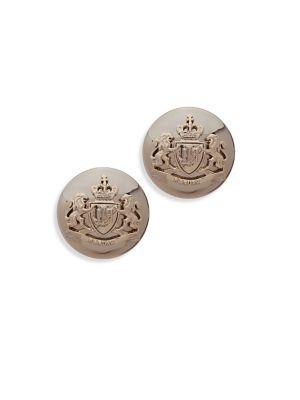 Lauren Ralph Lauren Crystal Crest Clip-on Earrings