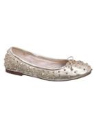 Sam Edelman Fanley Studded Metallic Leather Ballet Flats