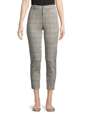 Lord & Taylor Houndstooth Ponte Pants