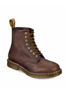 Dr. Martens Distressed Leather Combat Boots