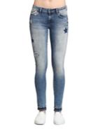 Mavi Adriana Patchoff Star Super Skinny Ankle-fit Jeans