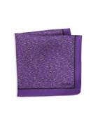 Hugo Speckled Square Silk Scarf