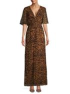 Finders Keepers Lana Knotted Snake-print Wide-leg Pantsuit