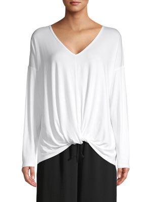 Tresics Luxe Dolman-sleeve Knotted Top