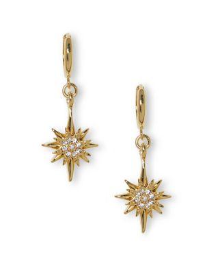 Vince Camuto Celestial Skies Crystal Starburst Drop Earrings