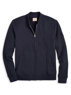 Brooks Brothers Red Fleece Knit Cotton Sweater