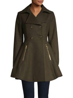 Laundry By Shelli Segal Double-breasted Flared Jacket