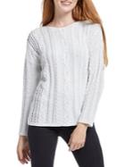 Nic+zoe Cable Stud Sweater