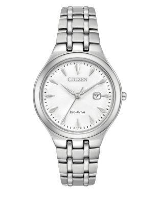 Citizen Eco-drive Polished Stainless Steel Bracelet Watch
